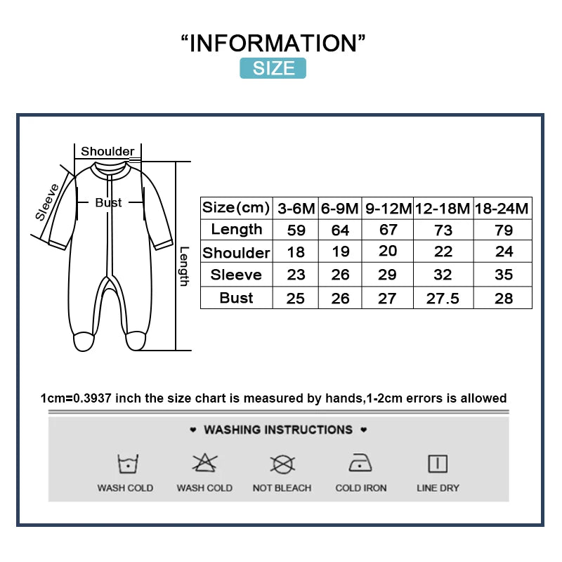 Solid Color Winter Baby Unisex Jumpsuits Warm Newborn Boy Girl Footed Rompers Infant Outfit
