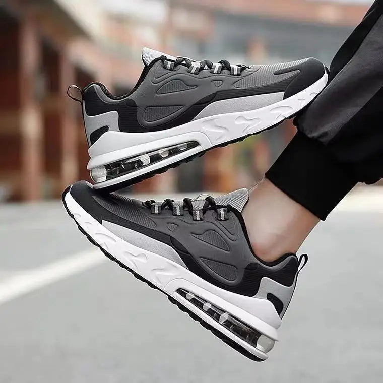 Unisex Large Size Sports Shoes Breathable Comfortable Spring Autumn Fashionable Casual Mesh Air Cushioning Low Top Sneakers