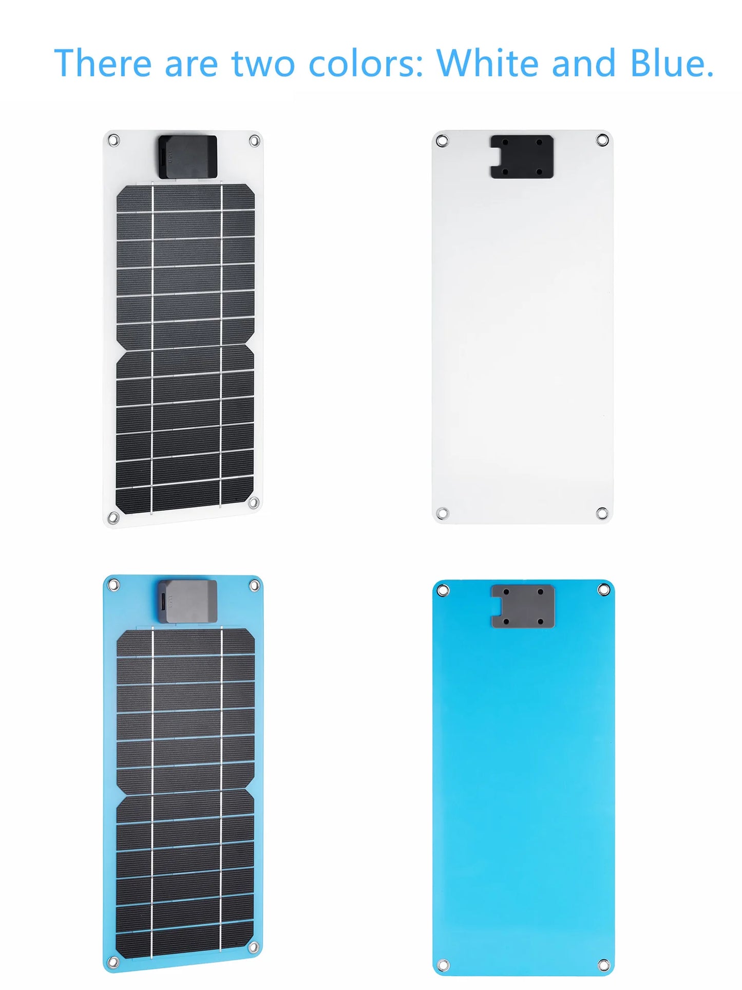 ELEGEEK 60W Solar Panel Charger,5V USB Portable Battery Charger for Cell Phone Outdoor Waterproof Power Bank for Camping