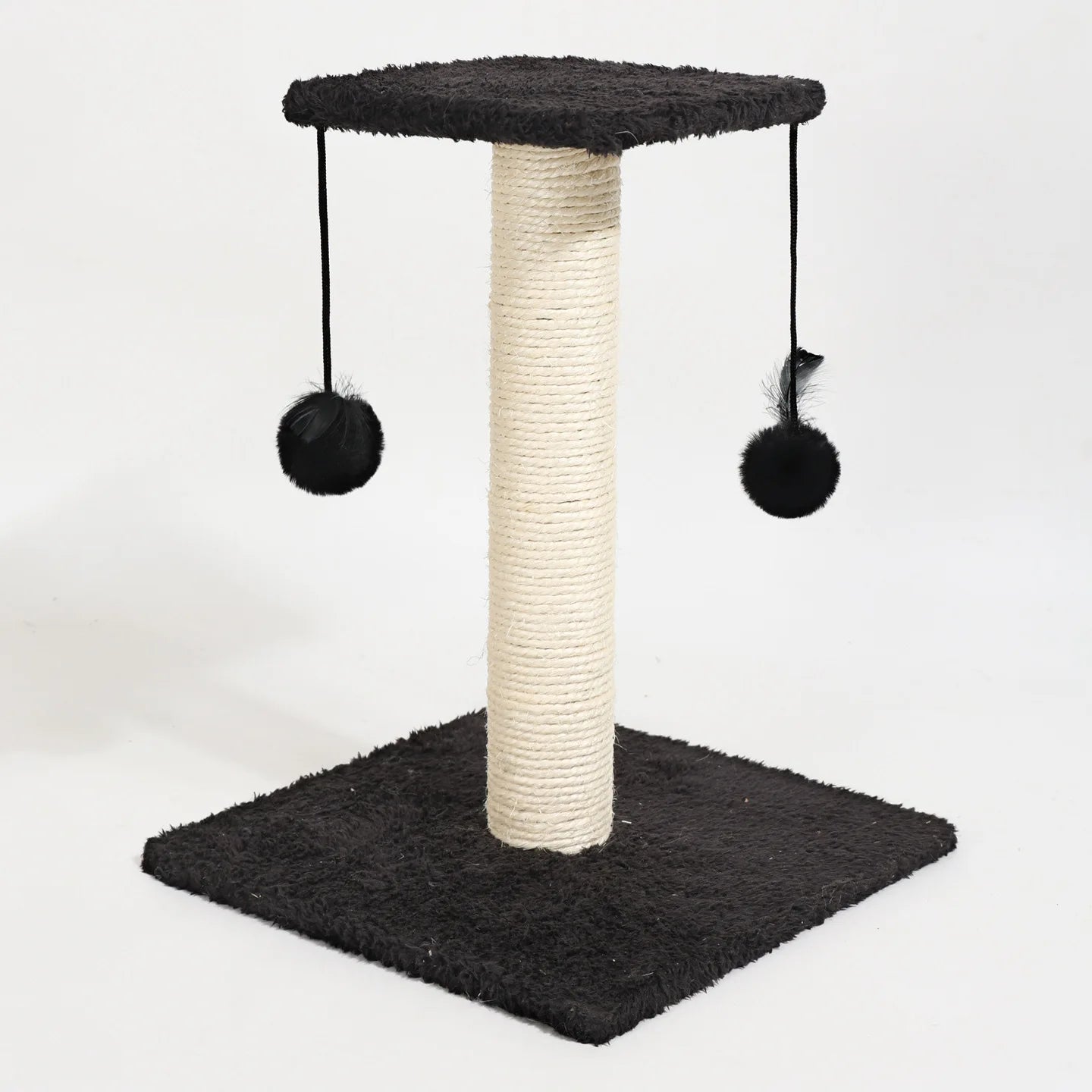 Agave Non-Shedding Cat Tree Vertical Scratching Post with Toy Self-Amusement Cat Toy Scratching Board for Cats