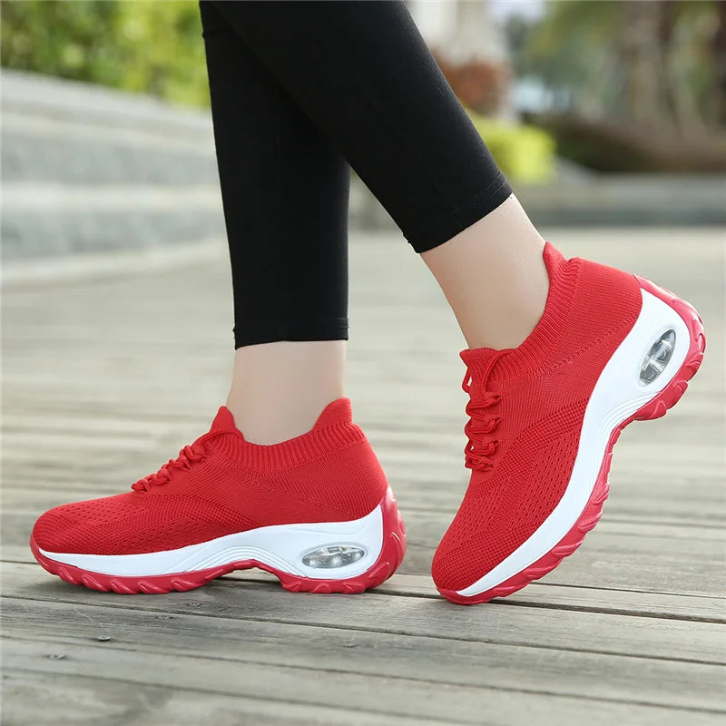 MAEDEF Women Shoes Athletic Sneaker Breathable Non Slip Women Walking Shoes Tennis Sports Casual Walking Shoes Woman Sneakers