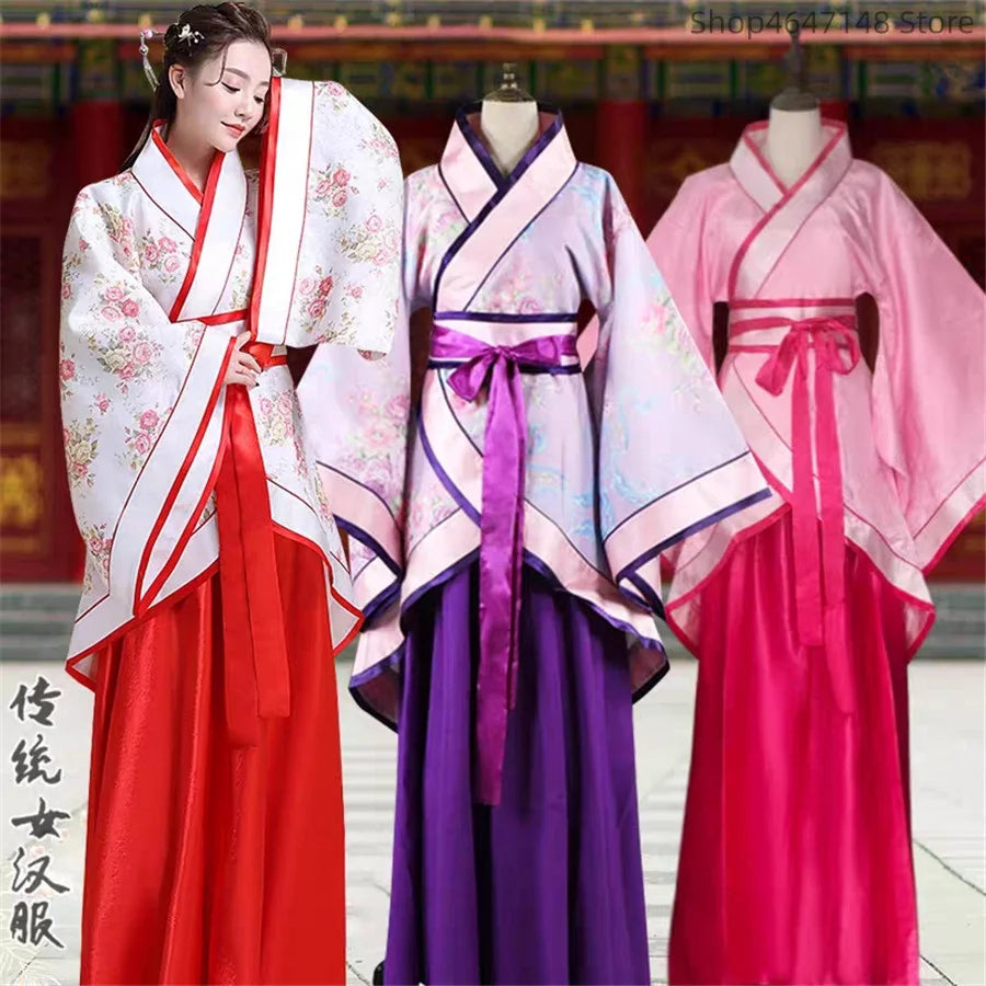 2026 Halloween Hanfu National Chinese Dance Costume Men Ancient Cosplay Traditional Chinese Clothing for Women Hanfu Clothes