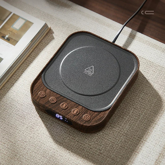 35W Electric Mug Warmer Cup Heater with 10 Gear Temperature Control Electric Hot Plate Warm Coaster Heating Pad 220V
