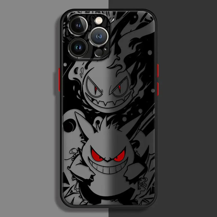 Case for iPhone 17 Pro Max 15 17e 7 8 SE XS XR Air 16 Plus 14 12 13 Mini 11 Funda Back Phone Cover Pokemon Gengar Cool