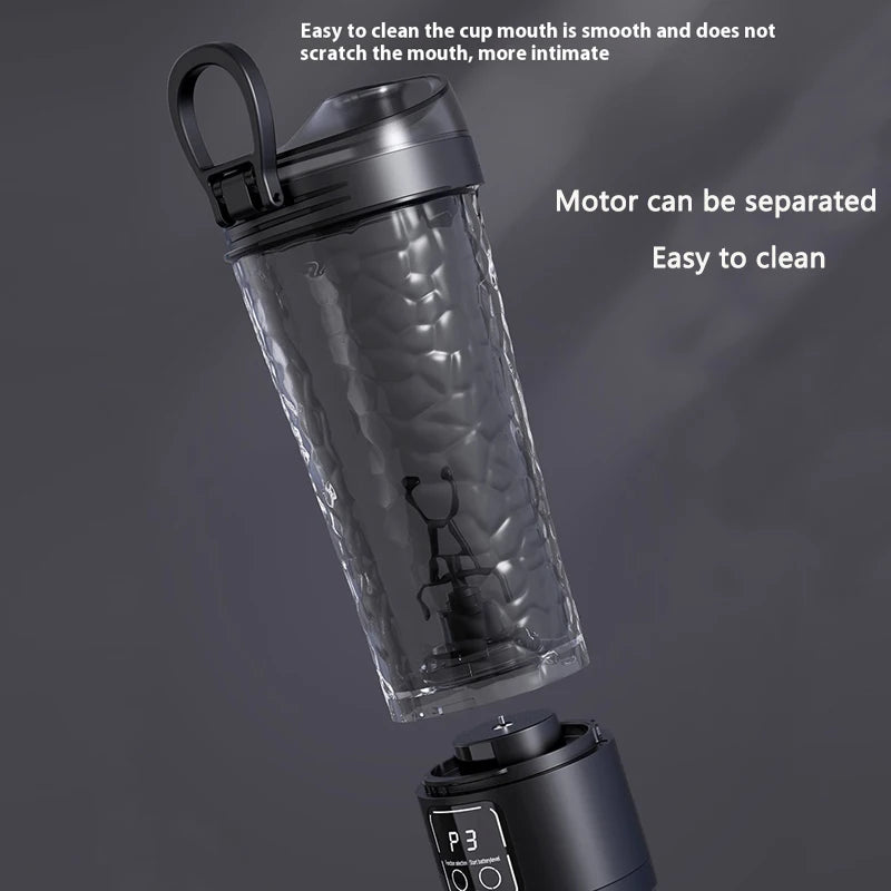USB charging electric protein powder mixing cup, office coffee cup, rocking cup, fitness sports water cup, cycling kettle