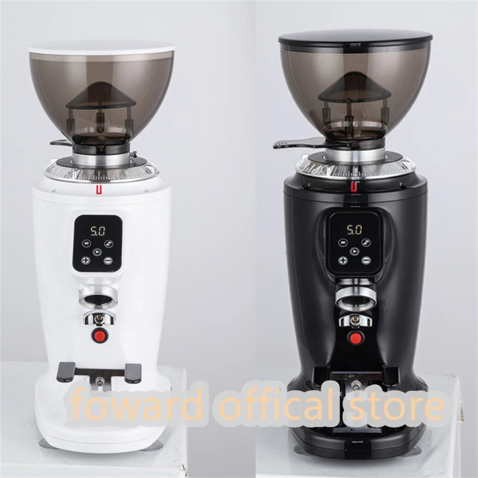 B64 Commercial Coffee Grinder 64mm Flat Burr Anti-Static For Espresso Pour Over French Press Coffee Mill Grinding Machine