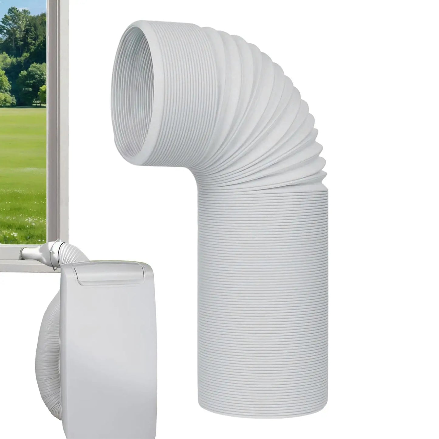 AC Water Drain Hose Fit 5.1/5.9in Diameter Vent AC Unit Drain Hose for Garage Home Indoor Car Office Bedroom Living Room