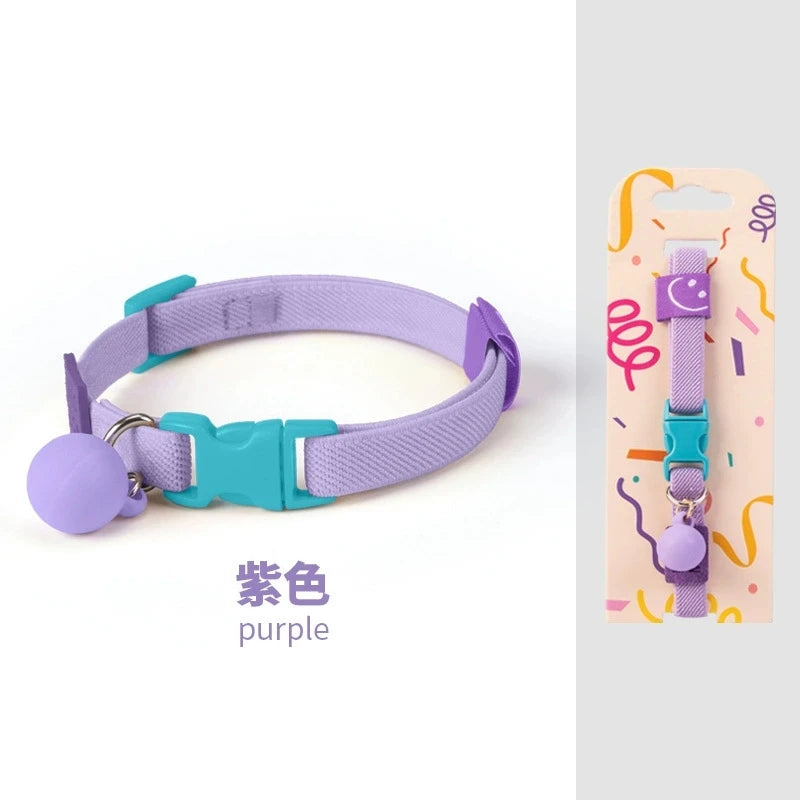 Pet Collar High Elastic Adjustable Puppy and Cat Collar Decorative Cat Necklace