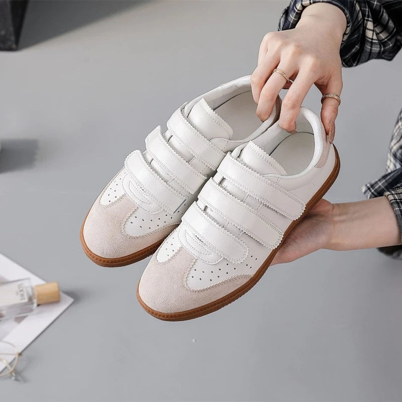 AIYUQI 2025 new women's sneakers shoes Non-slip flats Dexun women shoes Large-size Velcro casual shoes for students female shoes