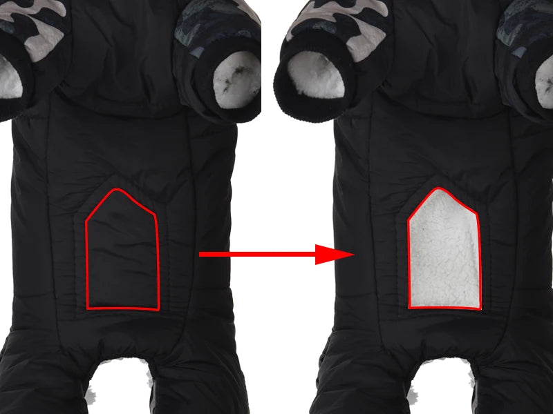 Winter Dog Clothes Thicken Warm Puppy Pet Coat Reflective Dogs Jacket Chihuahua Bulldog Clothing Clothes For Small Medium Dogs