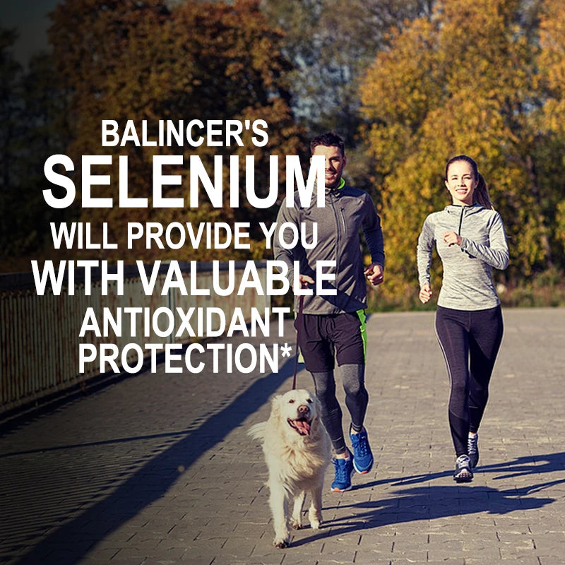 Organic Selenium Capsules - Vitamin D for Heart, Bone, Metabolism & Immune Health, Improves Brain Function, High Absorption