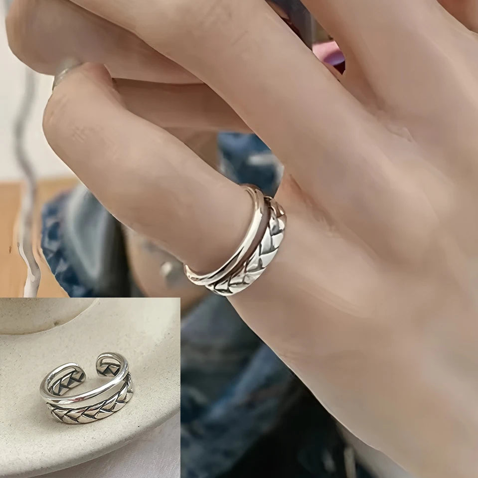 VENTFILLE 925 Sterling Silver Rings for Women Couple Blue Stone Star Jewelry  Party Birthday Gift Dropshipping Wholesale