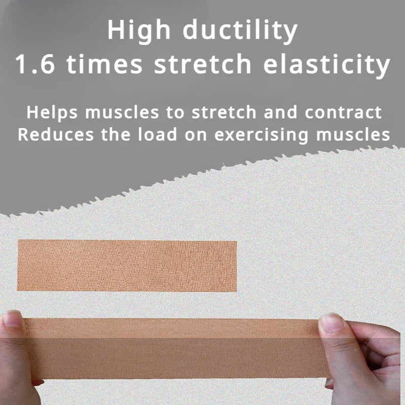 Sports Waterproof Kinesiology Tape Stickers Athletic Bandage  Protector Strapping Pain Relief Tennis Gym