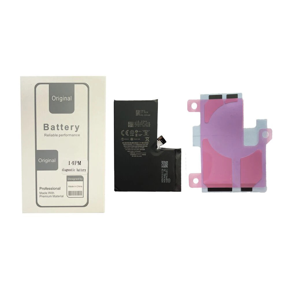5Pcs/lot Diagnostic Battery For iPhone 12 14 13mini 15ProMax Show Genuine Parts 100% Healthy No Need Older BMS No Message Pop Up