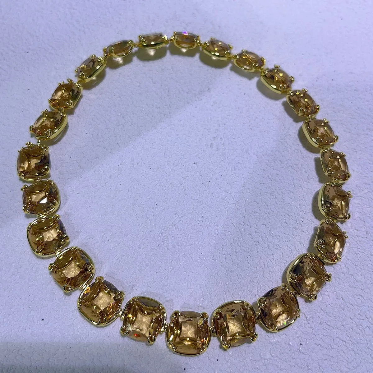 High Quality Fine Jewelry Sets Luxury Black Gold Water Drop Crystal Earring Fashion Necklace Bracelet Romantic Gift for Women