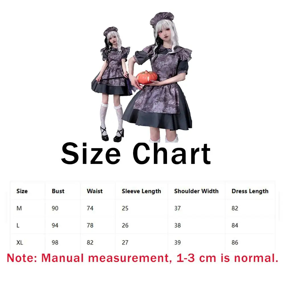 Halloween Costumes Lolita Dresses Pumpkin Witch Vampire Maid Outfits Dark Teenage Gothic Scary Doll Role-Playing Japanese Suit