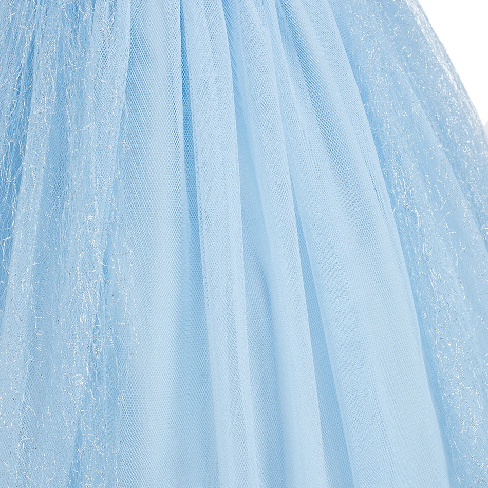 Child Halloween Cinderella Princess Cosplay Costume 2026 Summer Kids Birthday Party Dresses Baby Girls Carnival Dress Up Clothes