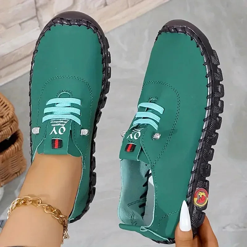 Women Sneakers 2024 New Spring Summer Loafers Soft-soled Roman Breathable Sneakers Women Retro Plus Size Single Shoes for Women