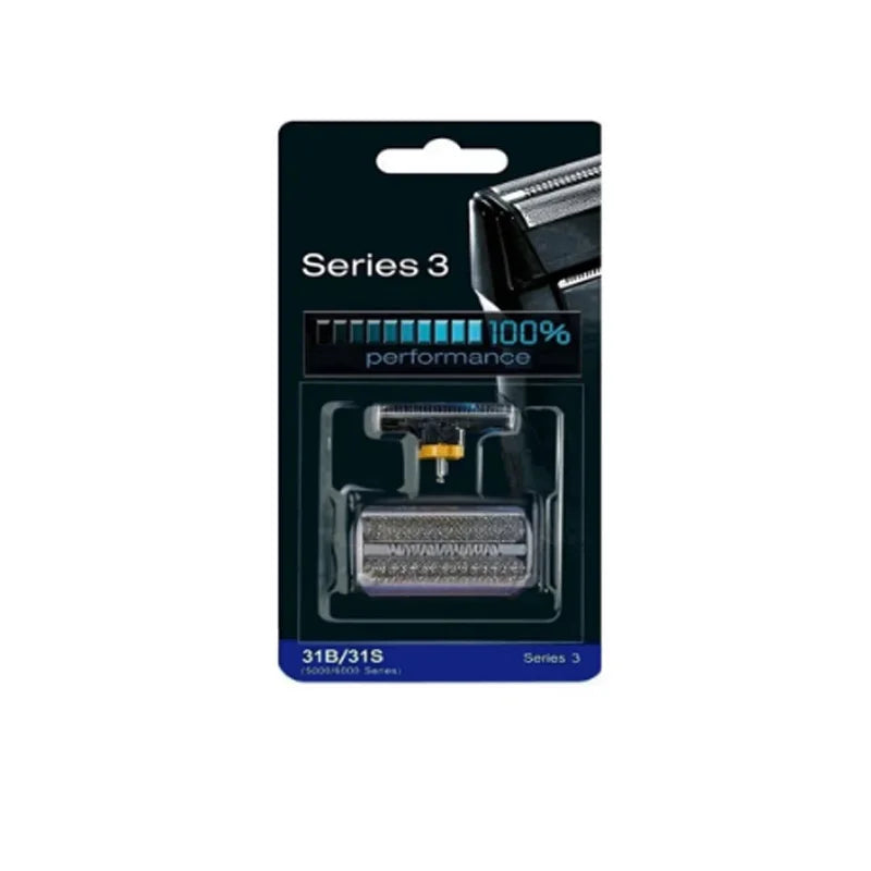 Silver 31S Replacement Foil Head Cutter For Braun 360/370/380/390/390CC, 5000, 5005, 5010, 5015, 5311, 5312, 5313, 5770, 5774