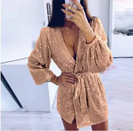 Wholesale 43 Stlyes Women Dress,2024 Spring Sexy Sequins Party Dress,Ladies Autumn Winter Fashion Long Sleeve Office Dress