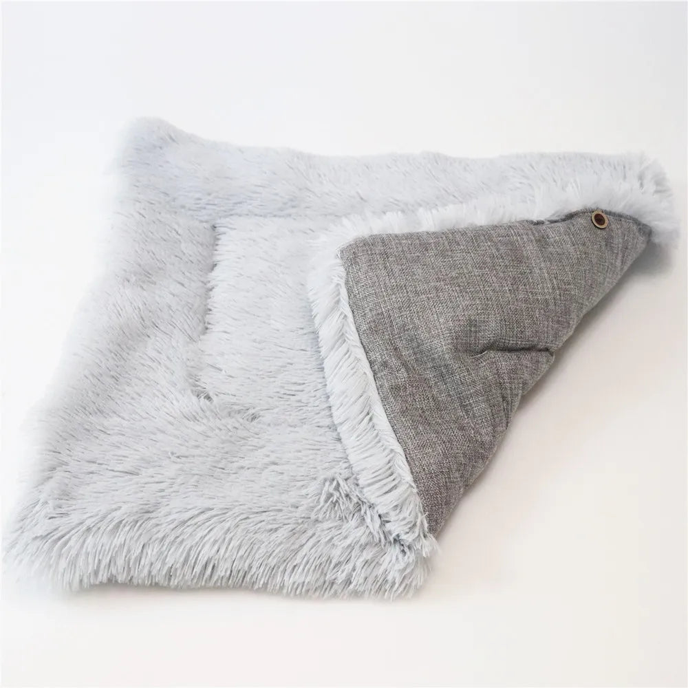 Autumn and Winter Thick Cat Bed Pet Mat Dual-use Dog Bed Cat Mat Plush Cat Mattress Pet Bed Autumn and Winter Nest Mat 2025 New