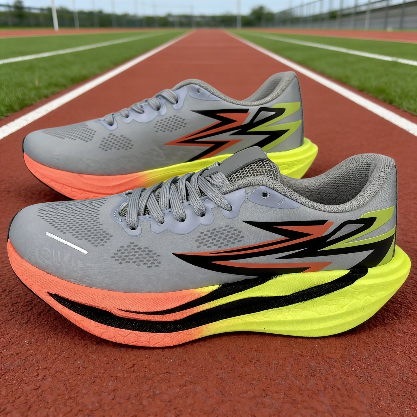Marathon Running Shoes Carbon Board Air Cushion Men Sports Breathable Lightweight Women's Comfortable Athletic Nonskid Sneakers