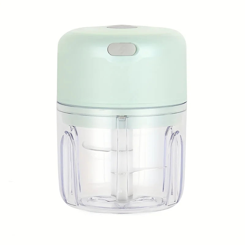 250ml mini rechargeable garlic chopper and meat grinder, durable and sturdy, suitable for grinding garlic, chili, onions, ground meat, nuts, and more
