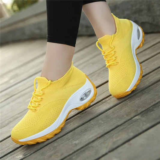 MAEDEF Women Shoes Athletic Sneaker Breathable Non Slip Women Walking Shoes Tennis Sports Casual Walking Shoes Woman Sneakers
