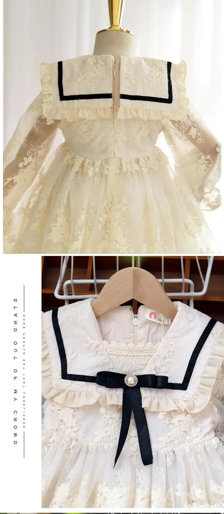 2024 Girls Lace Dress New Childrens Bow Princess Dress Girl Baby Dress Kids Sweet Designable Cute Dresses for Girls