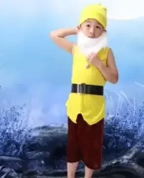 2025 Halloween Carnaval Cosplay vêtements noël Performance sept nains Costume pour enfants Costumes de noël pour enfants