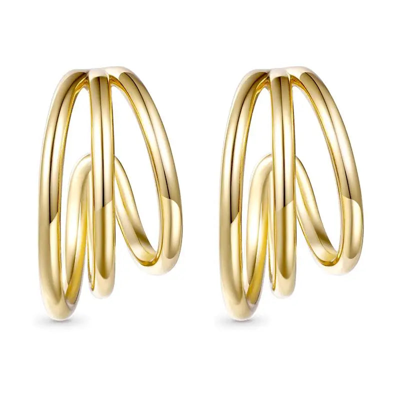 925 Silver Stud Earrings Hoop Earrings For Women Rose Flower Strawberry Butterfly Daisy Earrings Set Fashion Jewelry Gift