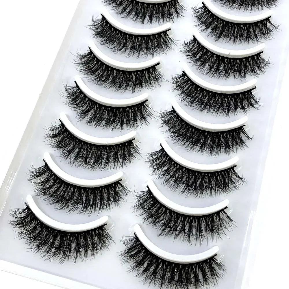 33 Style 10/50/100 Boxes 10Pairs Natural 3D Mink False Eyelashes Makeup Fake Eye Lashes Faux Cils Make Up Beauty Tools Wholesale
