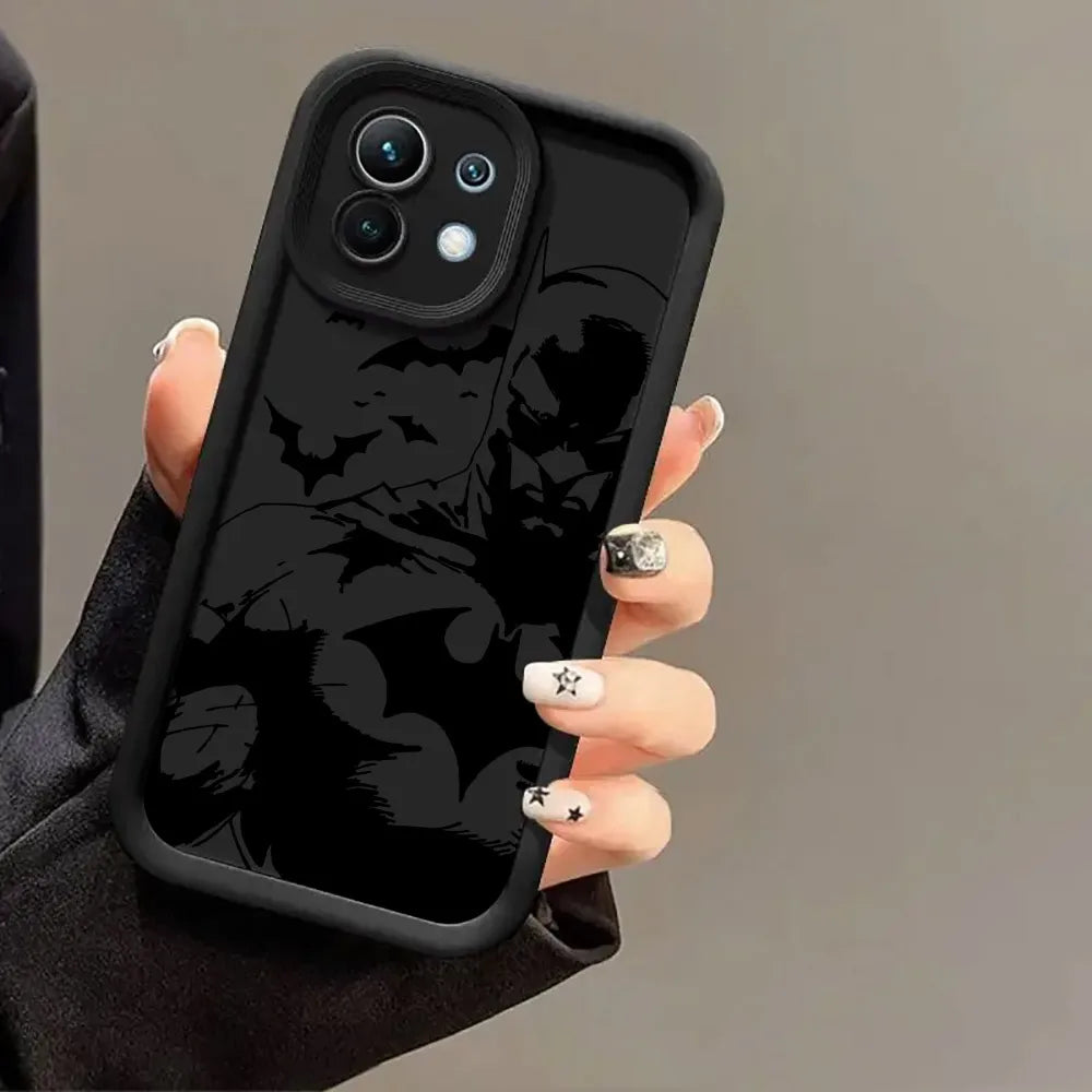 B-Bats-Mans Marvel Bat Phone Case for Xiaomi Mi 13T 14 T 15 15T Pro 17 Ultra Poco M7 M8 F8 F7 X6 X7 X8 Pro Max Shockproof Cover