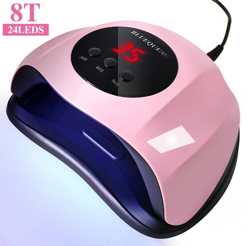 Nail Art Tools Nail Dryer Machine UVLED Nail Lamp Nail Dryer for Nail Gel Polish Curing with Smart Sensor Manicure Pedicure Tool