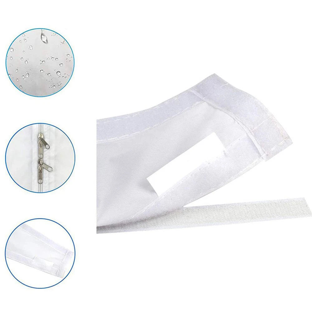 Tilt Roof Skylight Aircon Window Seal Cloth PAC Vent Hose Sealing Fabric For Inclined Skylight Mobile AC Exhaust Install Work
