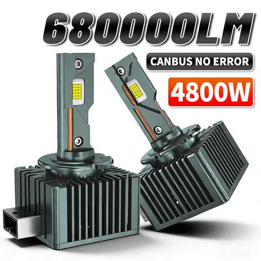 2pcs D1S D3S Led Headlight HID 1:1 D1R D3R 12V 24V Canbus Led Xenon Bulb D4S D2S D2R D4R D5 Auto Light CSP Chip 6000K Plug&Play