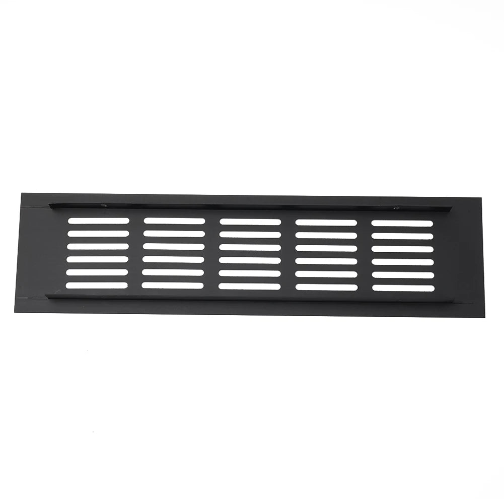 60mm Aluminium Rectangular Cabinet Wardrobe Air Vent Grille Ventilation Cover