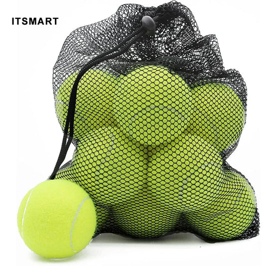6/12 Pack Tennis Balls for Beginner High Elasticity Practice Tennis Balls with Mesh Bag for Pet Dog Training, Catching