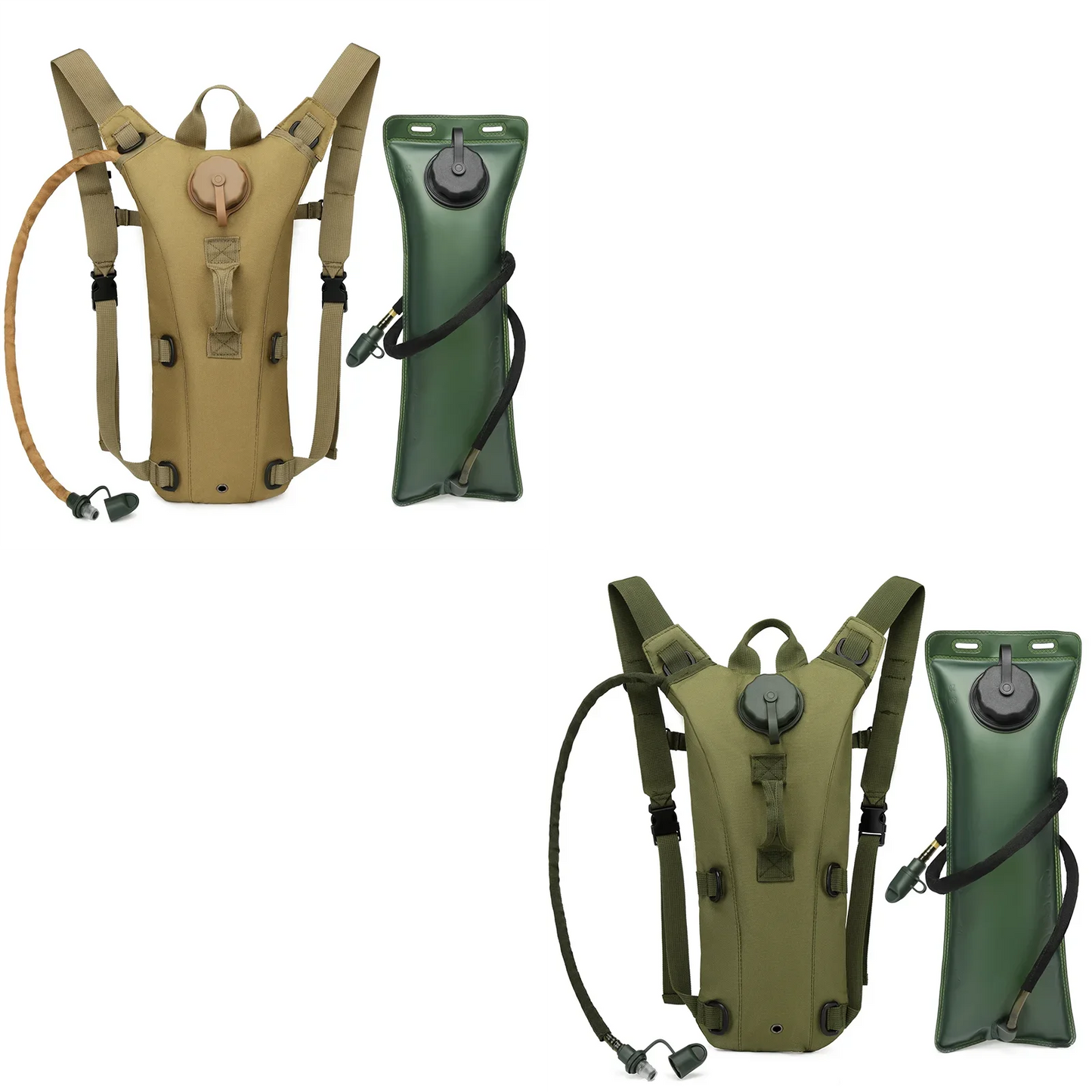3L Water Bladder Hydration Backpack Waterproof Lightweight Nylon Outdoor Sports Bag For Hiking Cycling Running Climbing