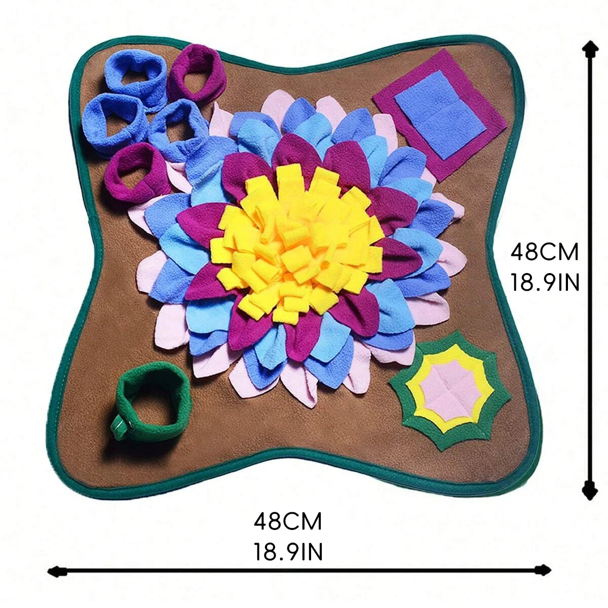Good Pet Snuffle Mat for Dogs,Interactive Feed Puzzle for Boredom,Encourages Natural Foraging Skills