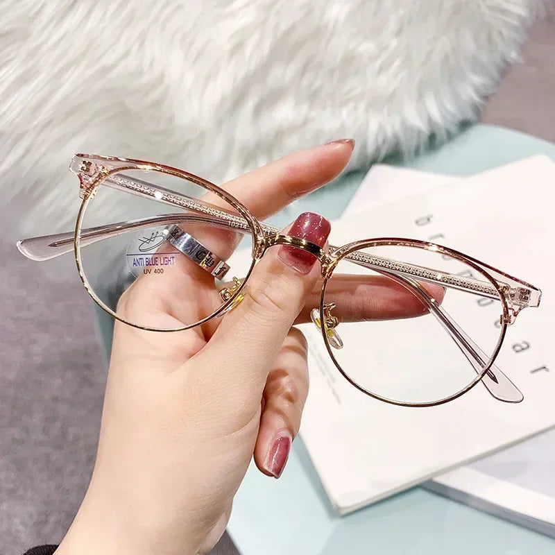 Progressive Multifocal Glasses Near and Far Reading Glasses Intelligent Progressive Multifocal Lenses Cat Eye Glasses Women