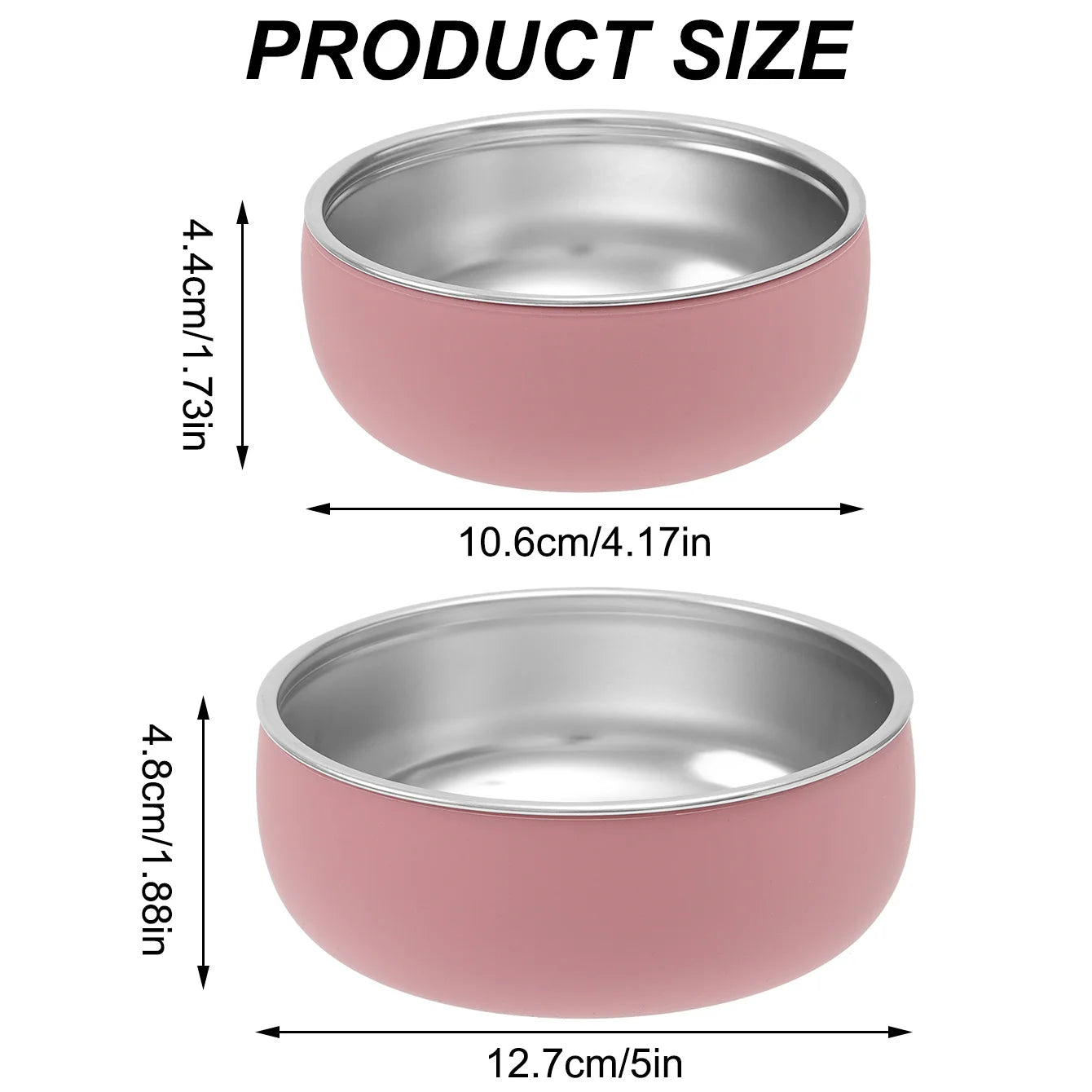 2PCS Baby Feeding Set Stainless Steel Silicone Detachable Bowl Heat Resistant Food Dishes Plate BPA Free Children's Tableware