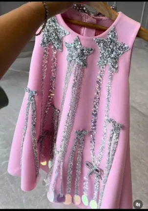 Party Dress 2025 Children Vestido Halloween Kids A Line Costume Flower Girl Wedding Dresses Kids Birthday Princess Gown Outfit