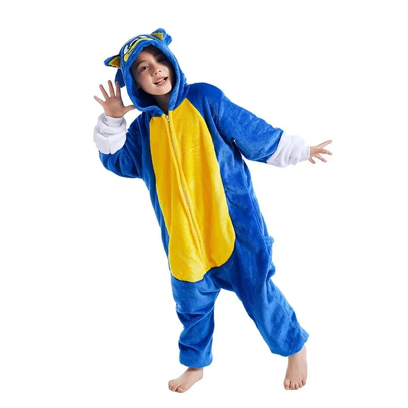 Adult Kids Wolf  Costume Animal Halloween Christmas Party Cosplay Costumes Onesie Child Role Play Jumpsuit Kigurumi Bodysuit