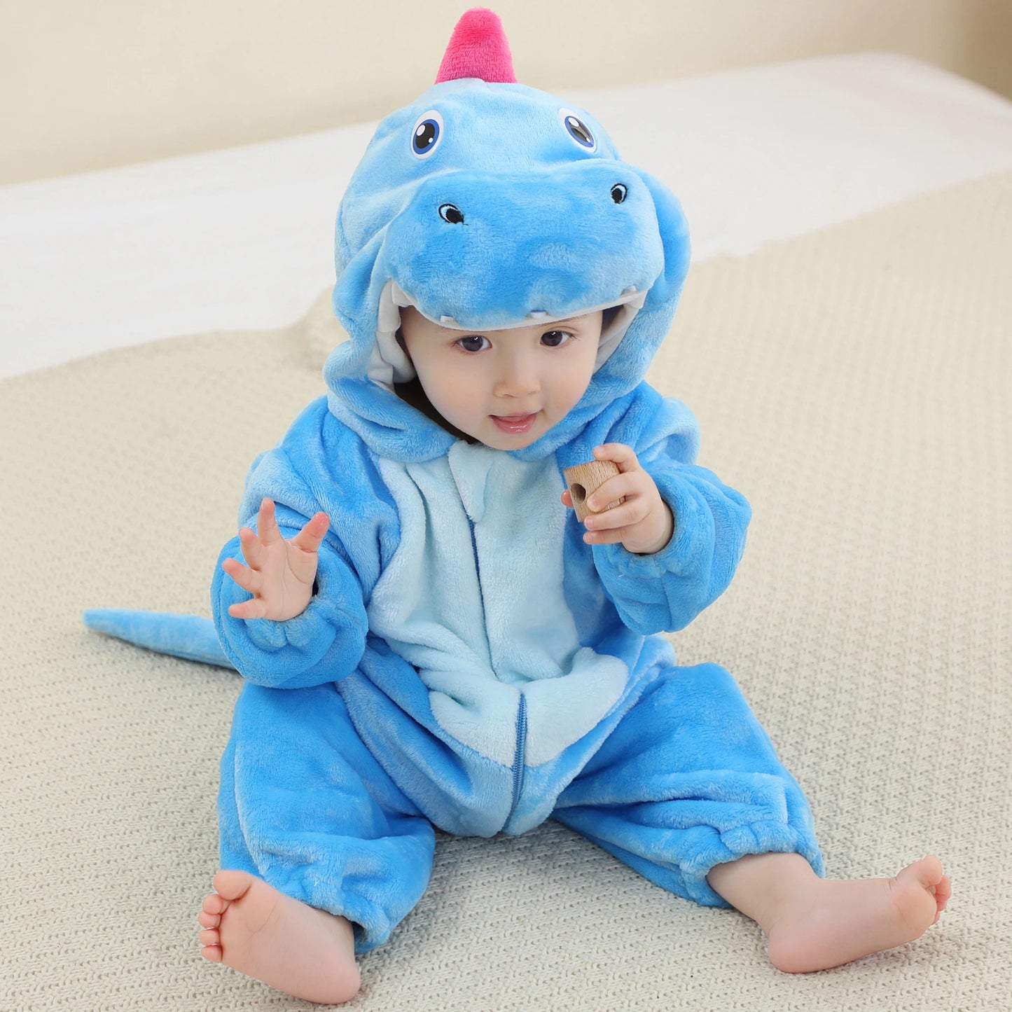 Newborn Baby Deer Animal Cartoon Romper Clothes Girls Pajamas Long Sleeve Hooded Onesies Infant Boys Costumes For Christmas