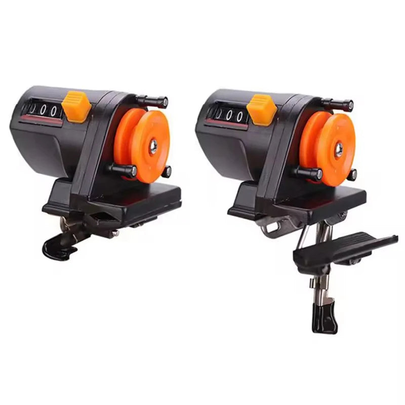 WEIHE 0-999M 6cm Pesca Fishing Line Depth Finder Counter Fishing Tool Plastic Tackle