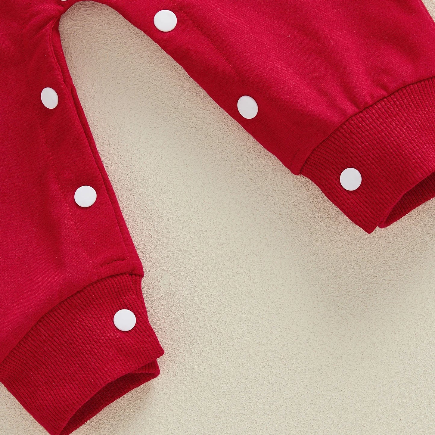 Spring Valentine's Day Infant Baby Boys Jumpsuit Casual Long Sleeve Heart Embroidery Romper Outfit Clothes