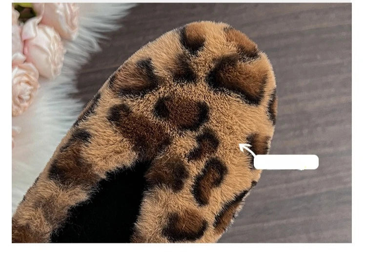 Women's Shoes 2025 New Style Warm Mink Wool Fleece Soft-soled Bean Shoes, Plus-size Women's Shoes43 Mom Shoes Luxury Shoes Women