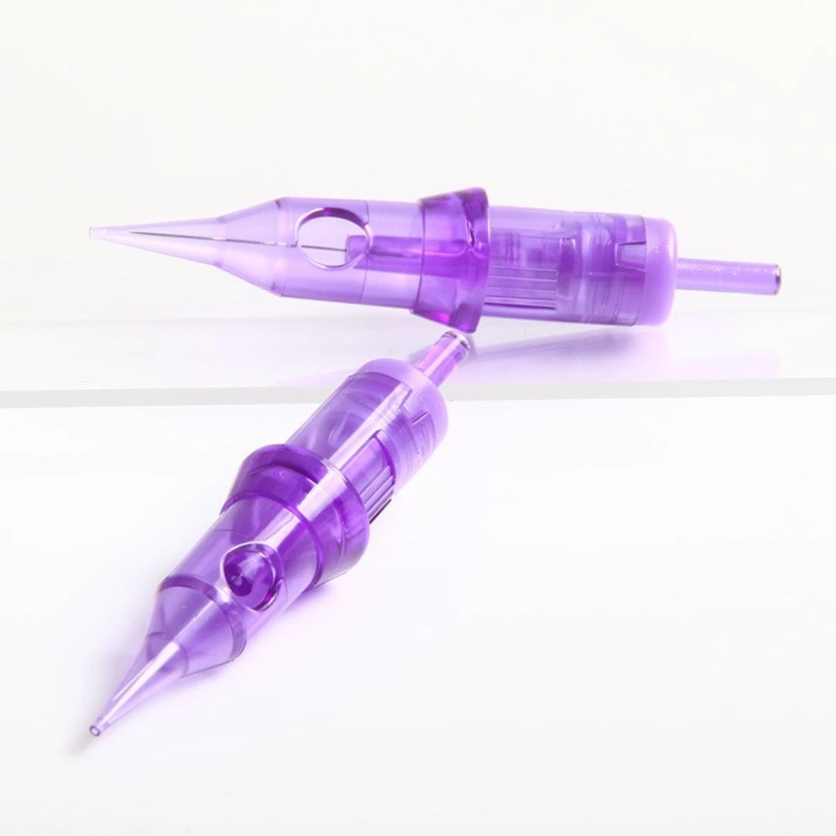 10Pcs 1/3RL PMU Tattoo Cartridge Needle Round Liner Disposable Sterilized Safety Needle 0.18/0.25mm For Permanent Makeup Eyebrow