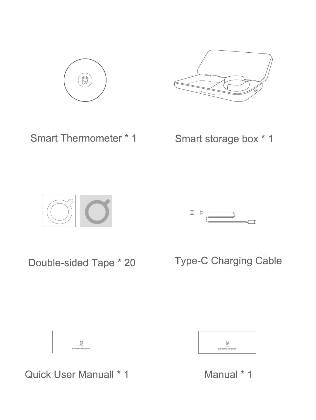 Mjia Smart Digital Baby Thermometer Clinical Thermometer Accrate Measurement Constant Monitor High Temprature Alarm